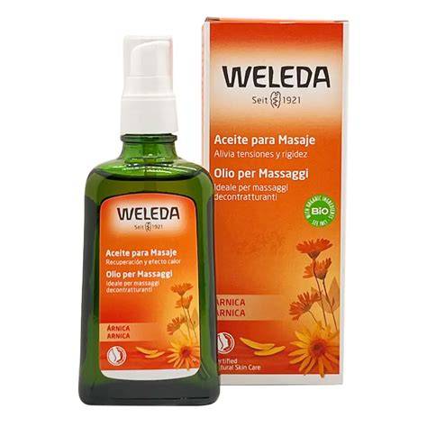 Frasco de Aceite para Masaje con Árnica de Weleda