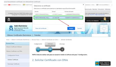 Captura de pantalla del portal