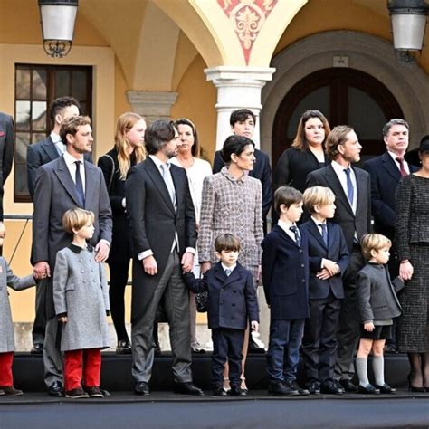 Familia Real de Mónaco en el Día Nacional