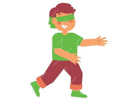 Ilustración de personas jugando a dibujar con los ojos cerrados