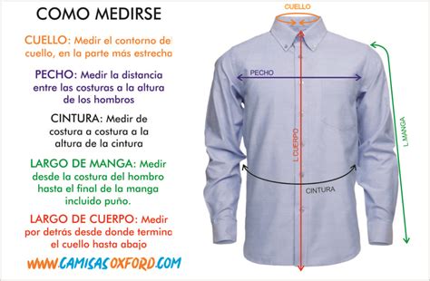 infografía de cómo medir una camisa o jersey