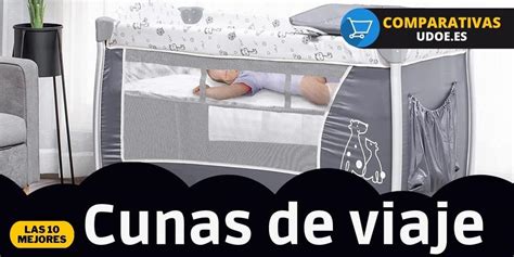 Infografía comparativa de características de diferentes cunas de viaje