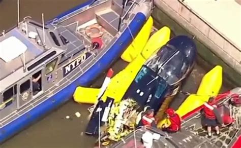 Vista aérea del río Hudson en Nueva York, donde ocurrió el accidente de helicóptero.