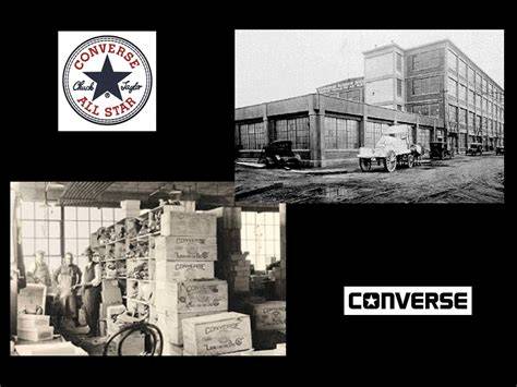 Esquema de la primera fábrica de Converse en Malden, Massachusetts