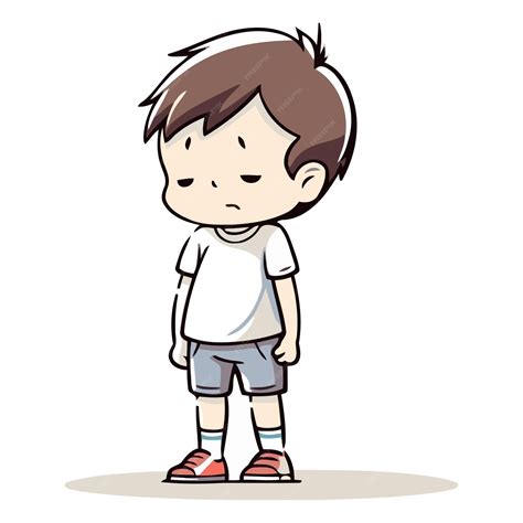 Ilustración que muestra a un niño pequeño mirando un dibujo de un pájaro triste.