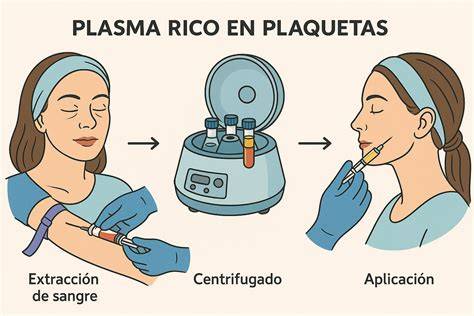Esquema de las aplicaciones del plasma rico en plaquetas en reproducción asistida