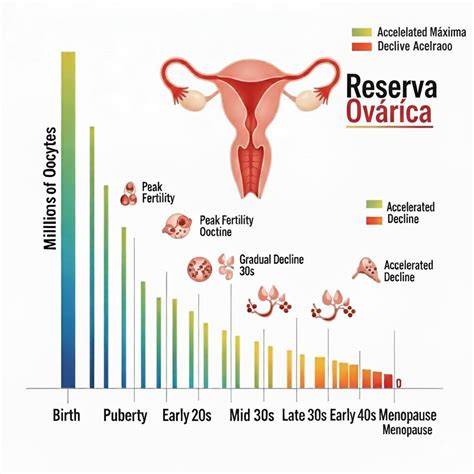 Gráfico mostrando la mejora de la reserva ovárica con PRP