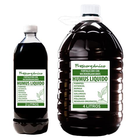 Esquema que detalla los beneficios del humus líquido en las distintas propiedades del suelo.