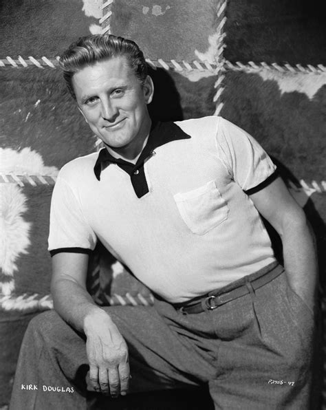 Foto de Kirk Douglas en su juventud