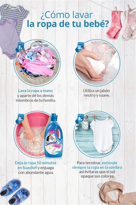 Infografía: Consejos para lavar la ropa de bebé