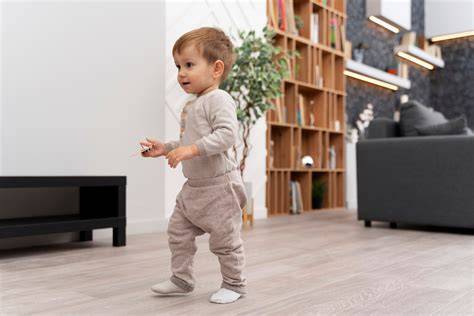 Bebé usando un body de su talla, mostrando comodidad y libertad de movimiento