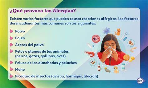 Gráfico ilustrando medidas de prevención y tratamiento de alergias