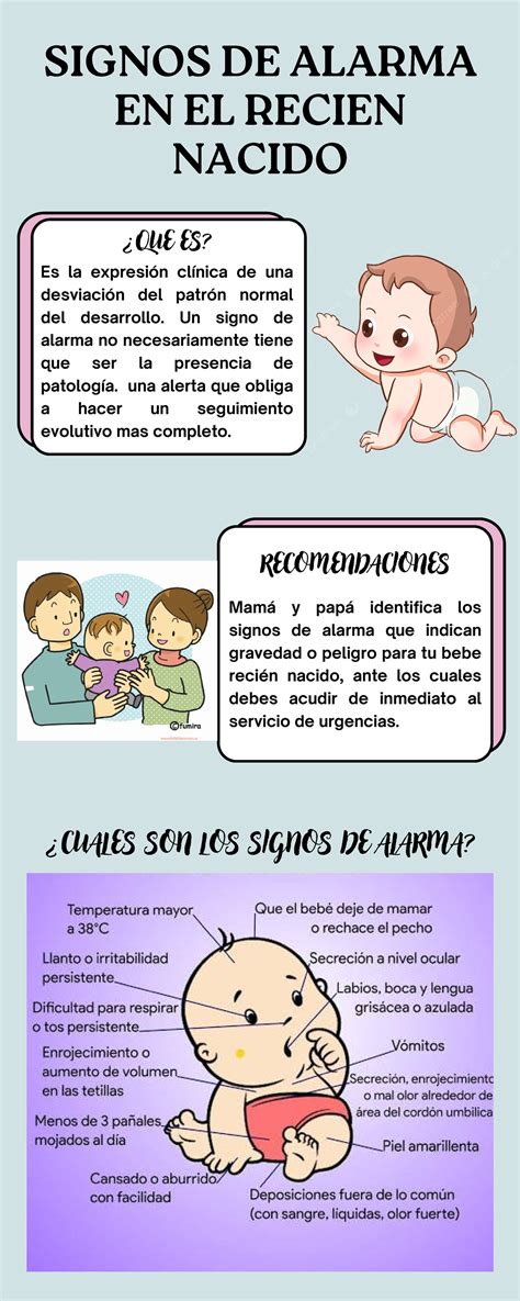 Infografía: Señales de alarma en bebés que requieren consulta médica