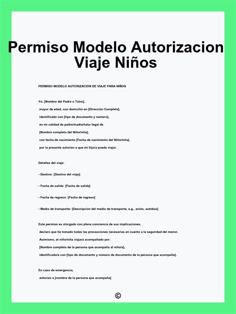 Infografía del flujo de solicitud de un permiso de viaje para menores