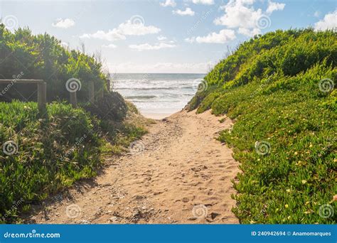 Vista panorámica de la extensa Playa de Sao Pedro Maceda con dunas