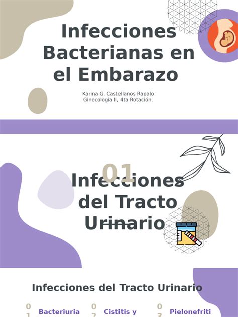 Infografía sobre las infecciones bacterianas comunes en el embarazo que requieren antibióticos