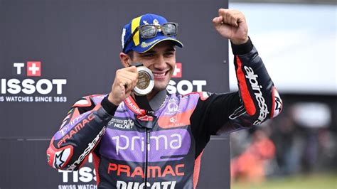 Jorge Martín celebrando una victoria en carrera al sprint