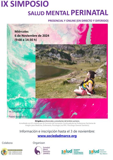 Logotipo del Simposio de Salud Mental Perinatal y MARES