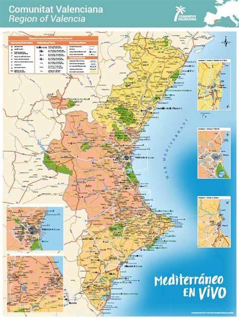 mapa de la Comunitat Valenciana con centros de salud