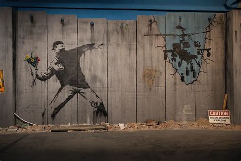 Ejemplo de arte urbano de Banksy