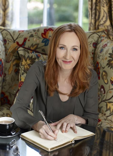 J.K. Rowling en una presentación