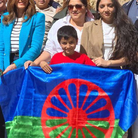 Chupete personalizado con la bandera del pueblo gitano