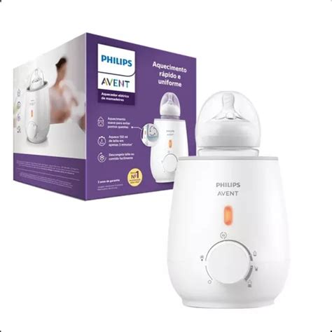 Foto de un calientabiberones portátil Philips Avent en uso al aire libre