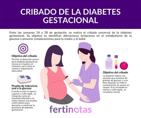 Infografía comparativa de métodos de cribado para diabetes gestacional