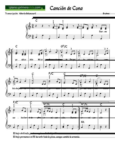 Partitura de la 