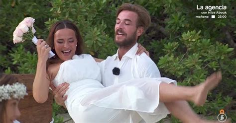 Marta Peñate y Tony Spina, foto de pareja