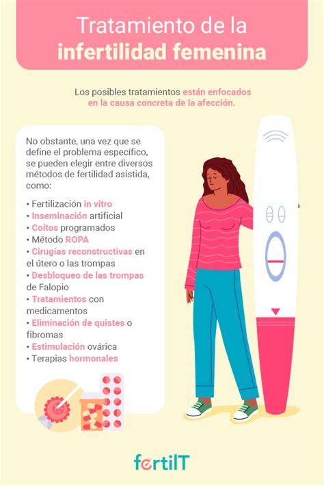 Infografía sobre problemas comunes de fertilidad femenina