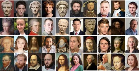 Collage de retratos históricos y fotografías de figuras destacadas nacidas en marzo