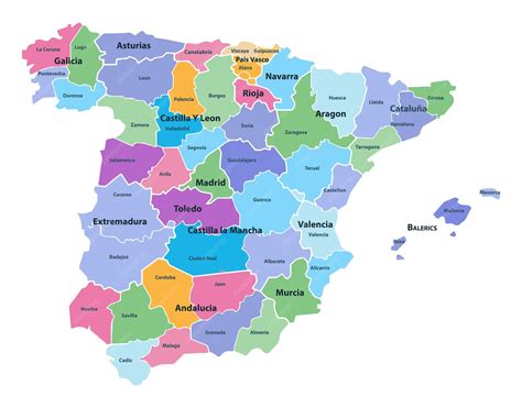 Mapa de España con indicadores sobre el estado actual de las convocatorias (OPE) por comunidades autónomas.