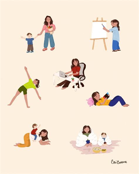 Infografía que muestra las diferentes facetas de una mujer (profesional, amiga, hija, pareja, madre) y cómo se entrelazan