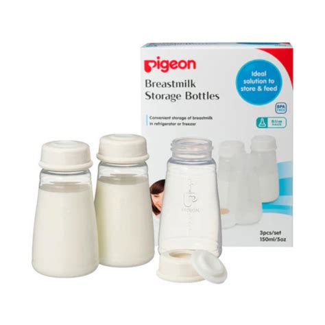 variedad de recipientes adecuados para almacenar leche materna