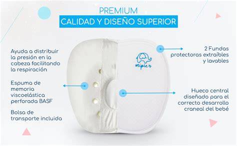 Cojín ergonómico Jané diseñado para prevenir la plagiocefalia en bebés