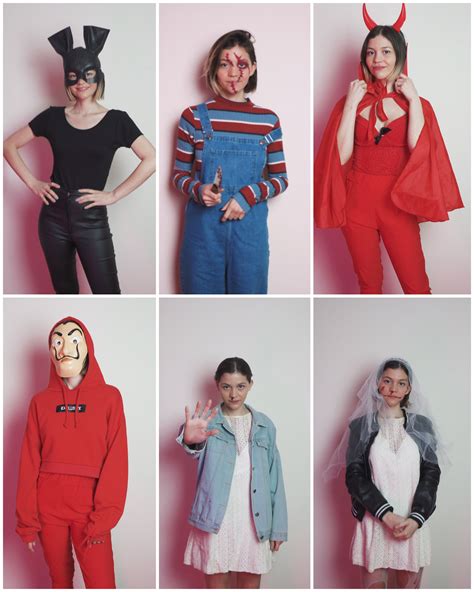 Infografía comparativa de estilos de disfraces de Halloween