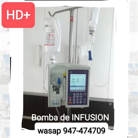 Imagen de una bomba de infusión para oxitocina intravenosa
