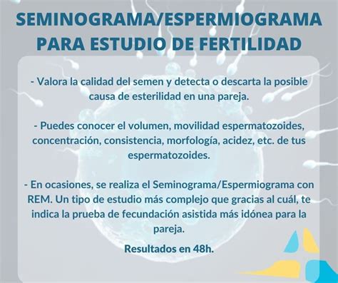 Infografía: Parámetros normales y patológicos en un espermiograma