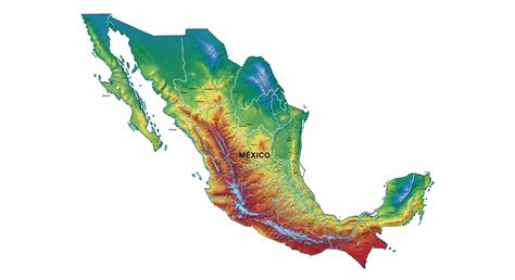Mapa que indica diferentes altitudes y la posible influencia en el crecimiento fetal.