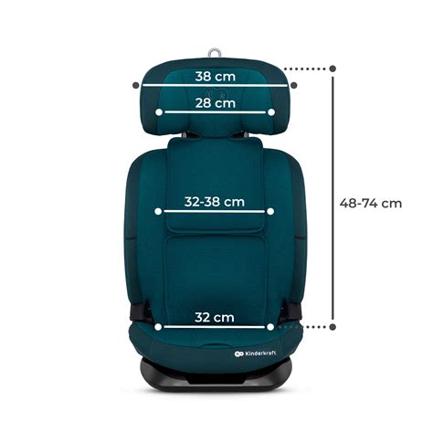 Foto detallada de la silla Kinderkraft ONETO3 i-Size, mostrando el reposacabezas ajustable