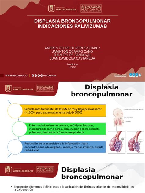 Gráfico de incidencia de displasia broncopulmonar según peso al nacer y edad gestacional