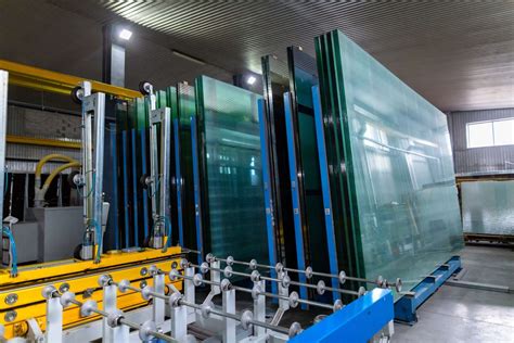 Foto de una planta de fabricación de vidrio o cerámica donde se usaría K₂O