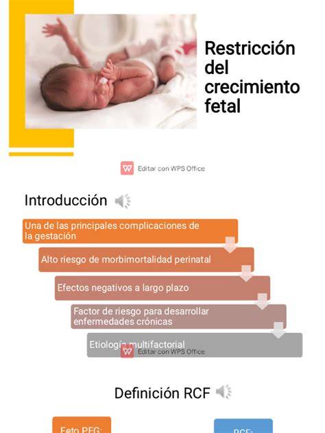 Infografía mostrando la restricción de crecimiento fetal y el desprendimiento de placenta como complicaciones de la preeclampsia