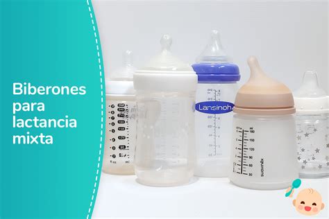 Imagen de un biberón con tetina especial para lactancia mixta