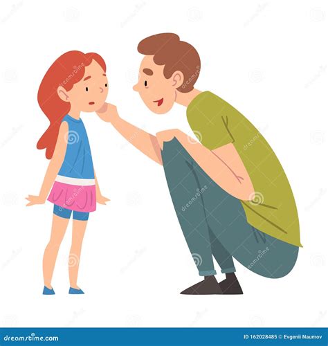 Imagen de un padre consolando a su hija, con un fondo de estrellas.