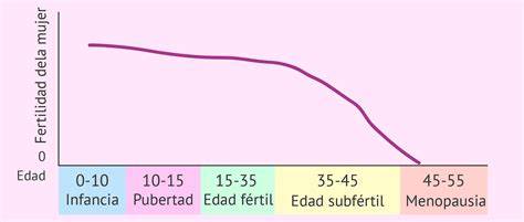 Infografía: Curva de fertilidad femenina en relación a la edad