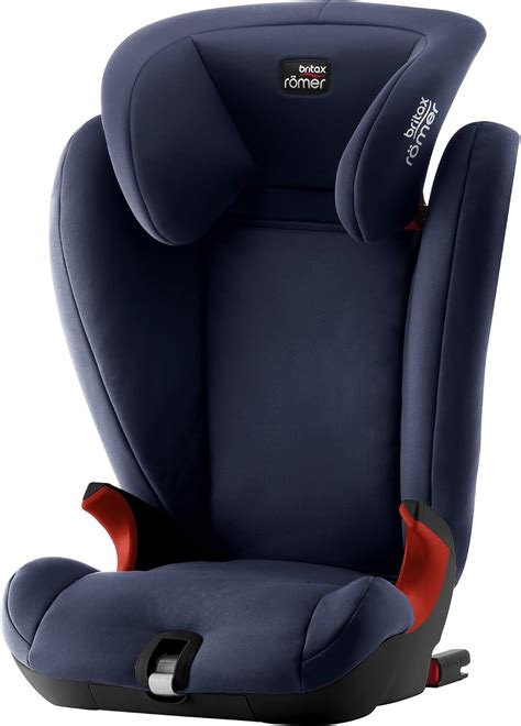 Fotografía de la silla Britax Römer RIDER con detalles de su sistema Isofix y rotación.
