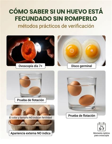 Imagen de huevo infértil transparente durante la ovoscopia