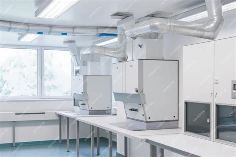 Laboratorio de alta tecnología con sistemas de aire HEPA